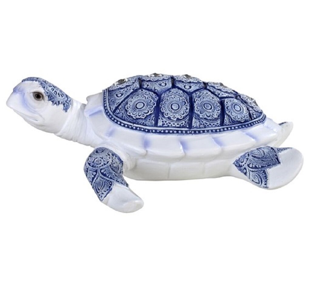 Bayou Breeze Cantin Sea Turtle Figurine | Wayfair