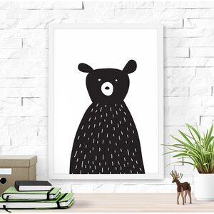 Cute Bear Paper Print