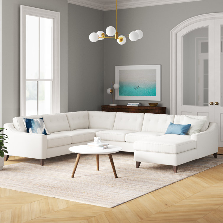 Klaussner Furniture Audrina 120" Wide Sofa & Chaise & Reviews Wayfair