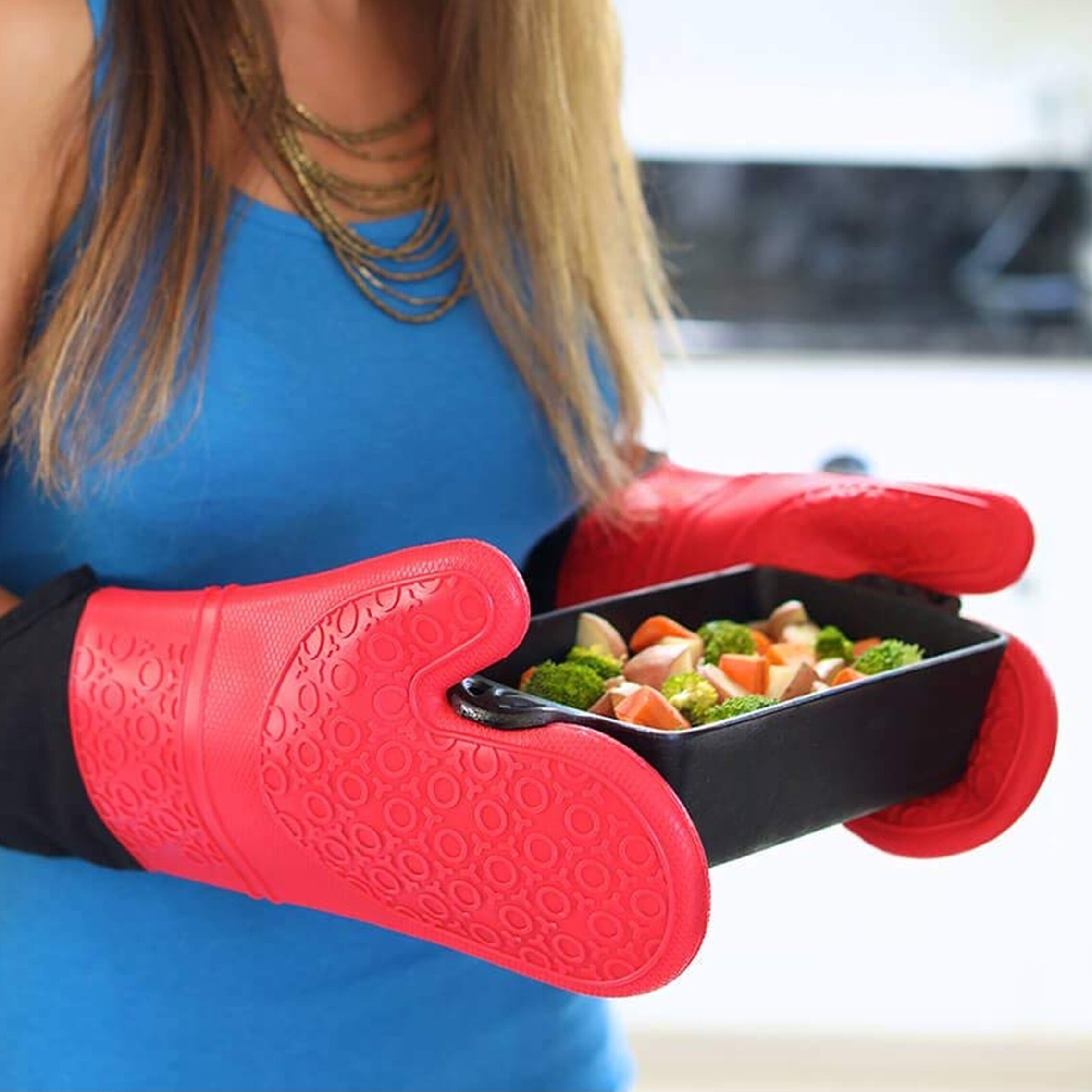 stylish oven mitts