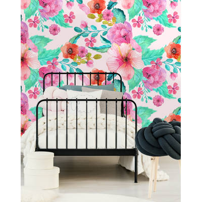 WallCandy Arts Removable Wallpaper French Bull Rose fb09wp