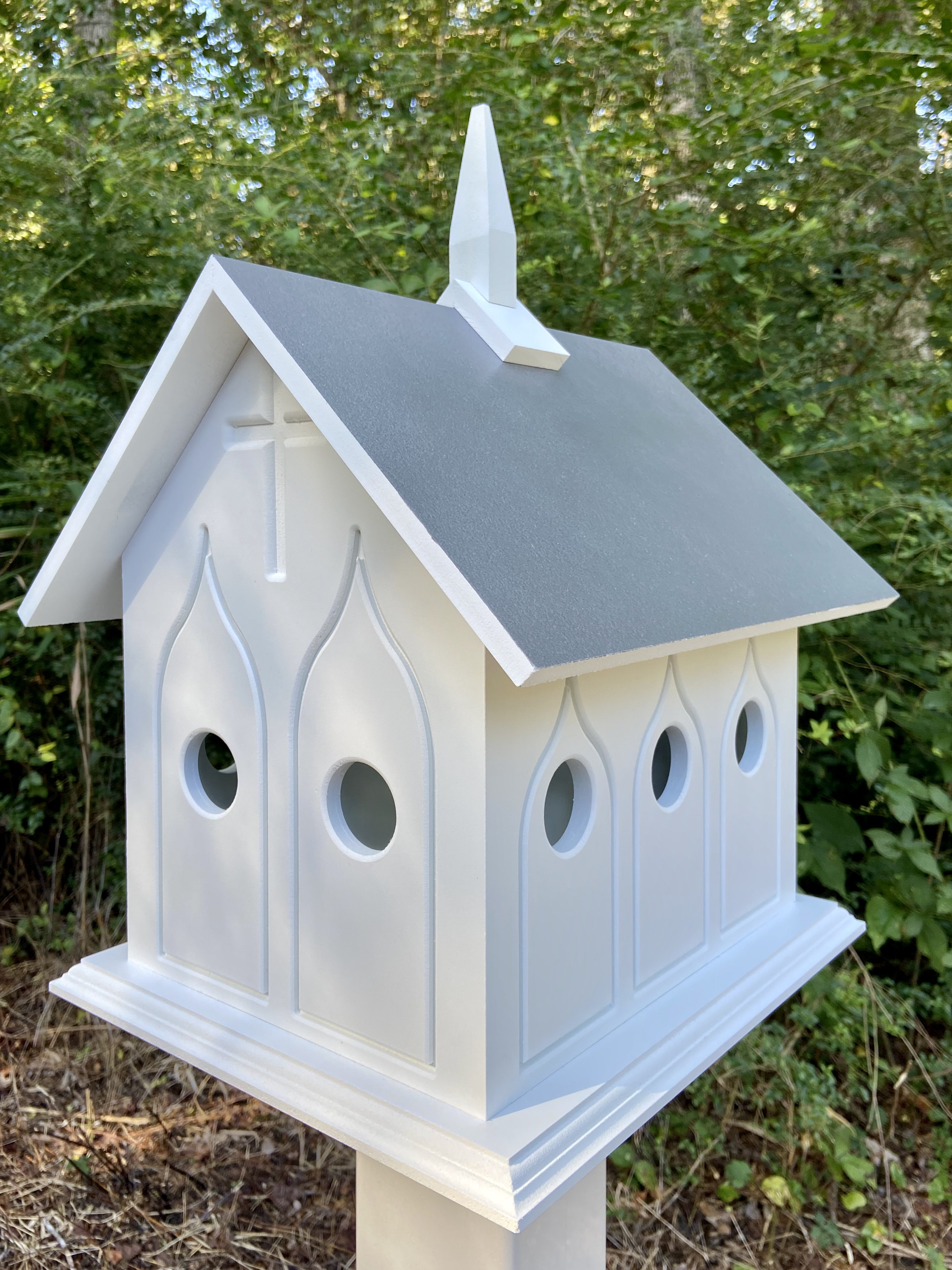 Paradise Birdhouses Chapel 20 in x 15 in x 12 in Birdhouse Wayfair