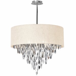 Edmon Contemporary 8-Light Crystal Chandelier