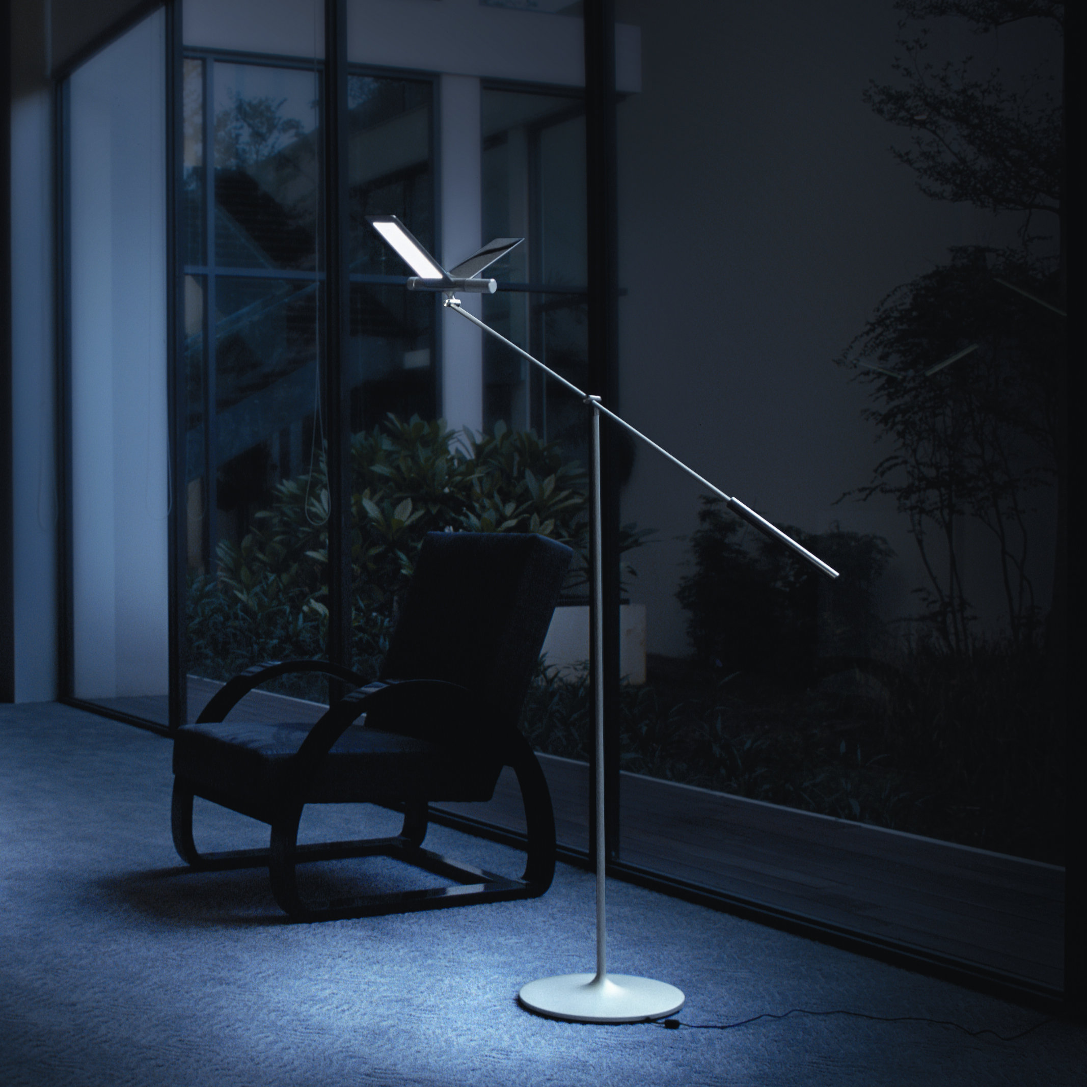 Qisdesign Seagull 64 8 Led Task Floor Lamp Wayfair Qisdesign Seagull 64 8 Led Task Floor Lamp Wayfair