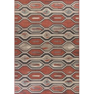 Condon Rust Indoor/Outdoor Area Rug