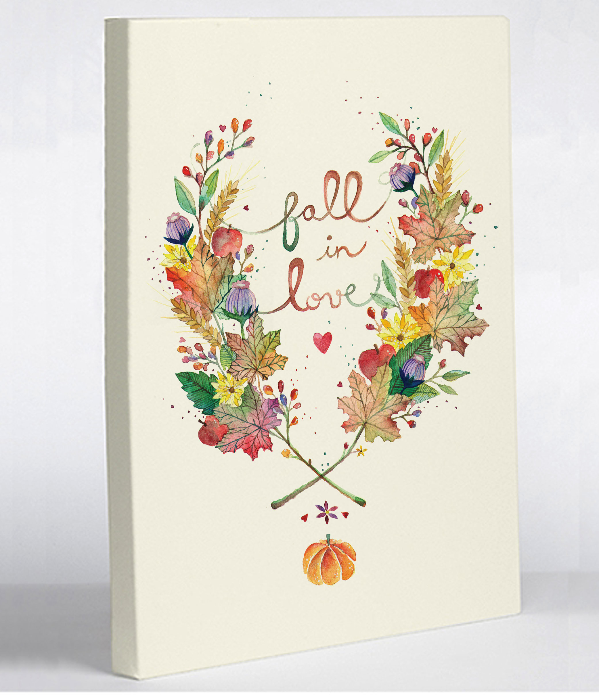 One Bella Casa Fall In Love Ana Victoria Calderon Graphic Art On Wrapped Canvas Wayfair