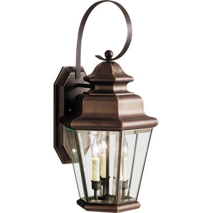 Best Bigley 3-Light Outdoor Wall Lantern By Darby Home Co Outdoor Lighting Bigley 3-Light Outdoor Wall Lantern By Darby Home Co Outdoor Lighting