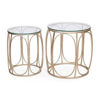 2 Piece Nesting Tables by Adeco Trading Reviews