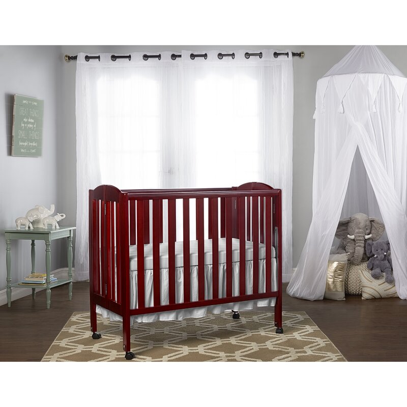 dream on me mini crib bedding set