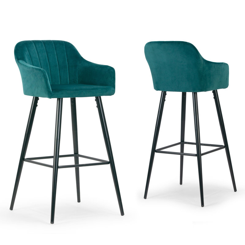teal bar stools