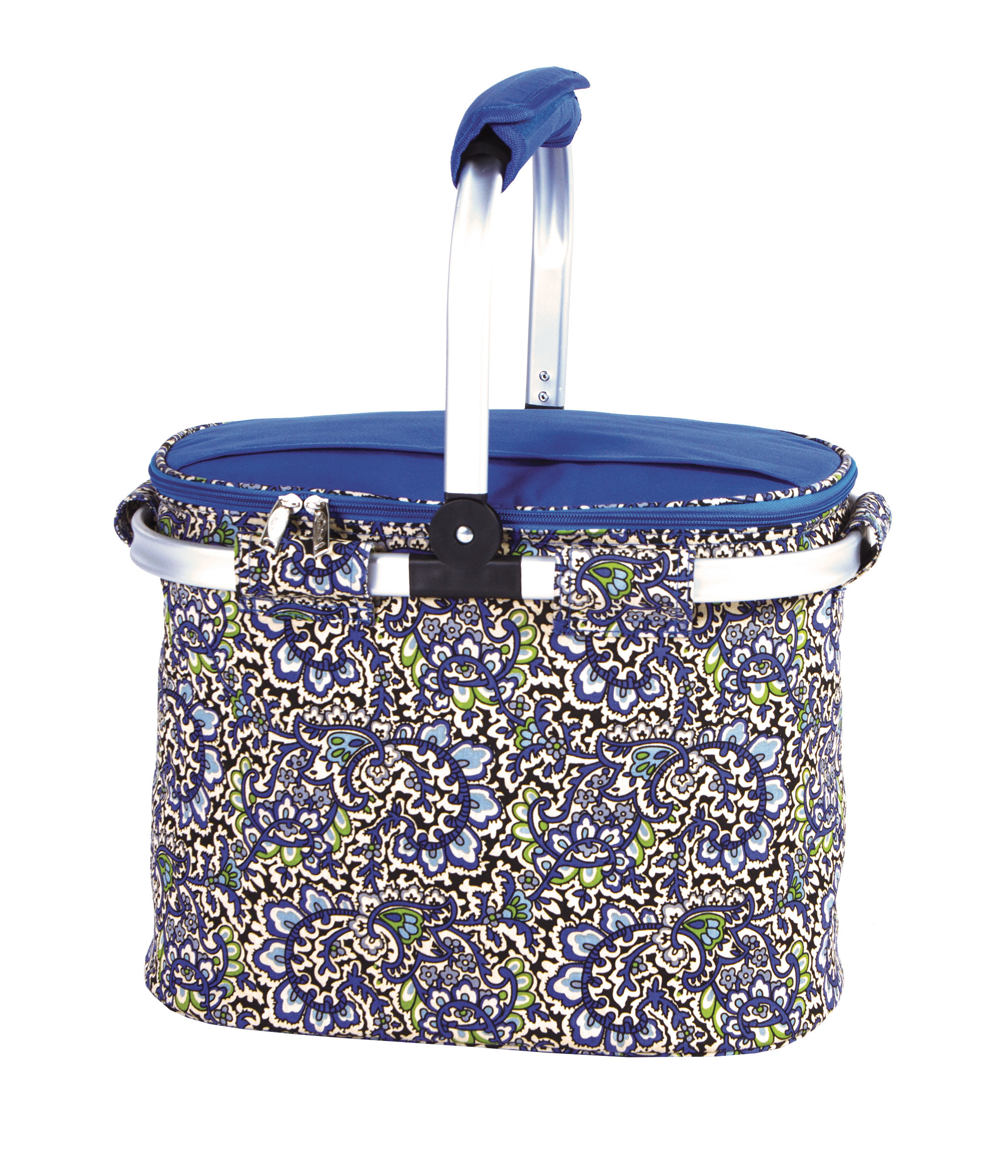 Picnic Plus By Spectrum Shelby Collapsible Thermal Foil Insulated Market Tote Picnic Cooler Wayfair