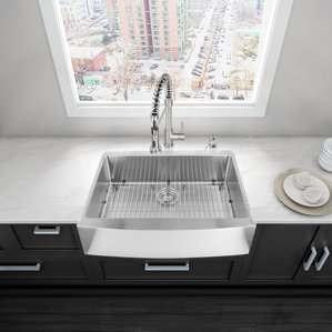 White Kitchen Farm Sink farmhouse sinks you'll love | wayfair White Kitchen Farm Sink farmhouse sinks you'll love | wayfair