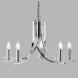 Chetek 5 Light Candle Style Chandelier Chetek 5 Light Candle Style Chandelier