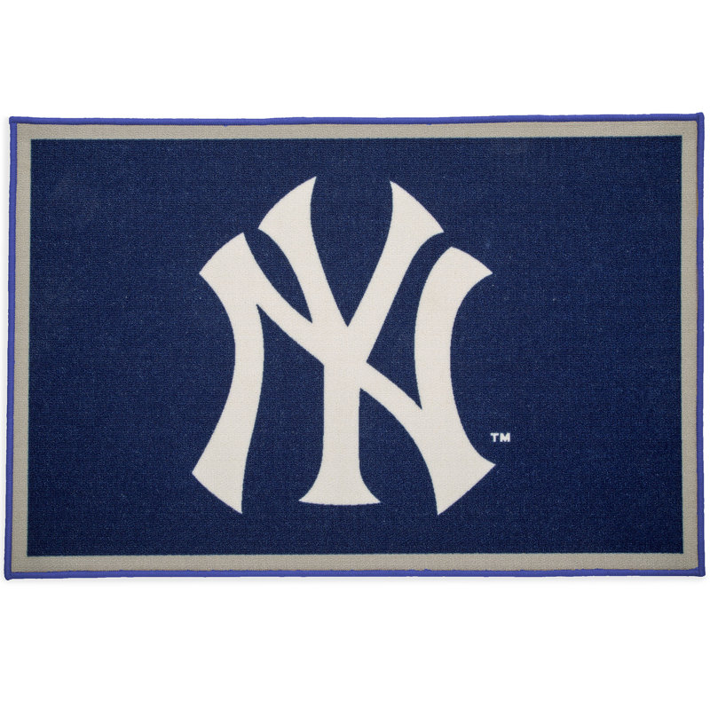 Delta Children Mlb New York Yankees Blue Gray Area Rug Reviews Wayfair