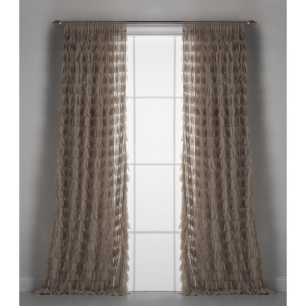 Shabby Chic Curtains 2 Panel Set Decor 5 Sizes Available Window