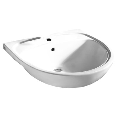 American Standard Mezzo Ceramic Circular Drop In Bathroom Sink American Standard Mezzo Ceramic Circular Drop In Bathroom Sink