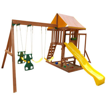 kidkraft hazelwood wooden playset