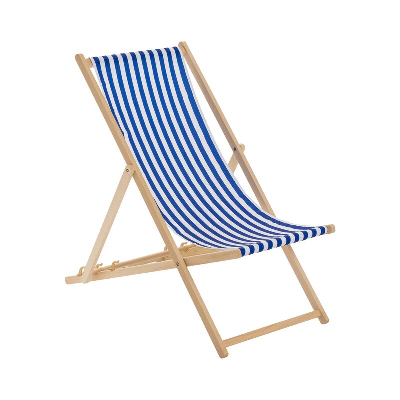 Harbour Housewares Reclining/Folding Deck Chair | Wayfair.co.uk