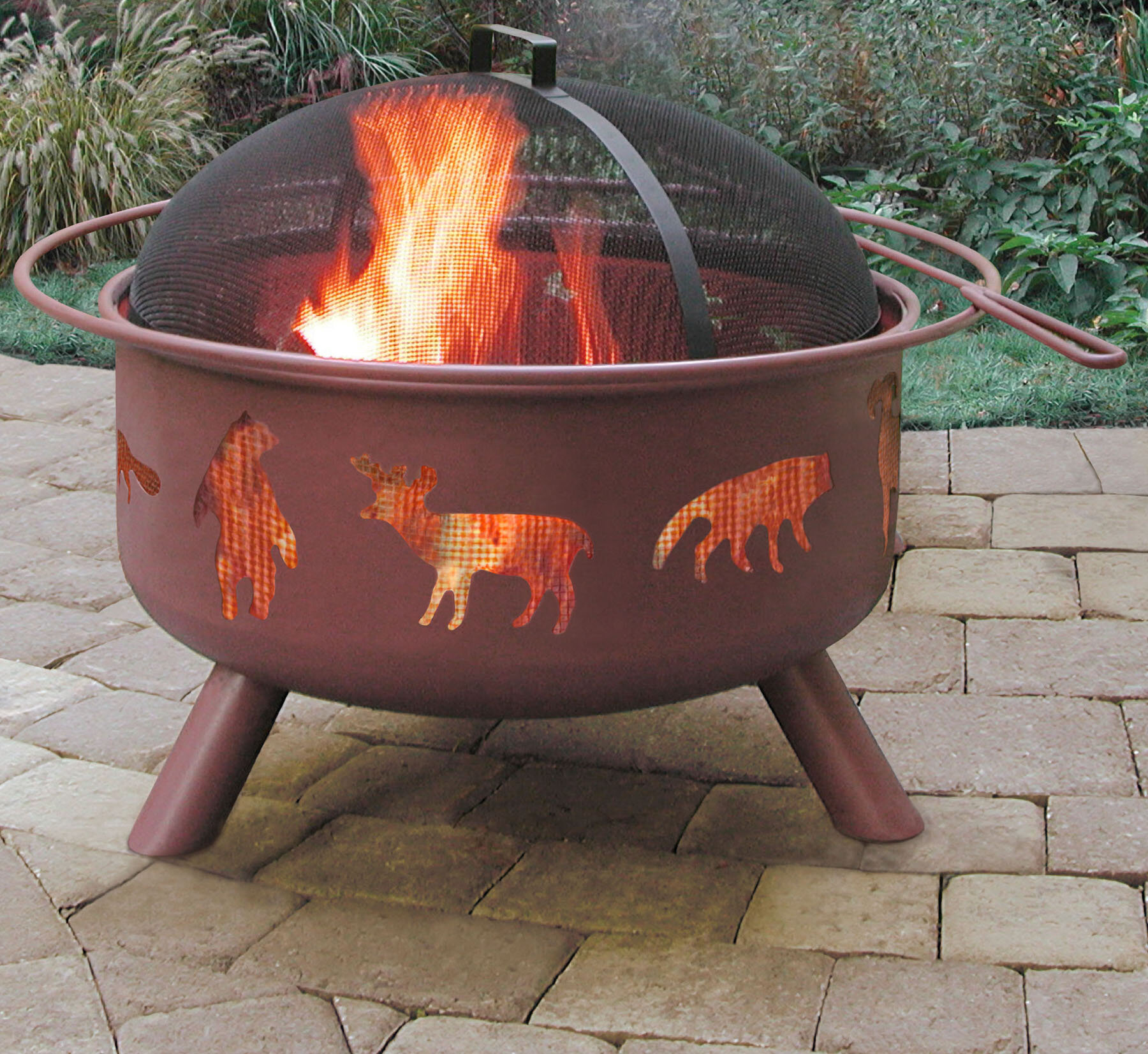 Landmann Big Sky Wildlife Steel Wood Burning Fire Pit Reviews