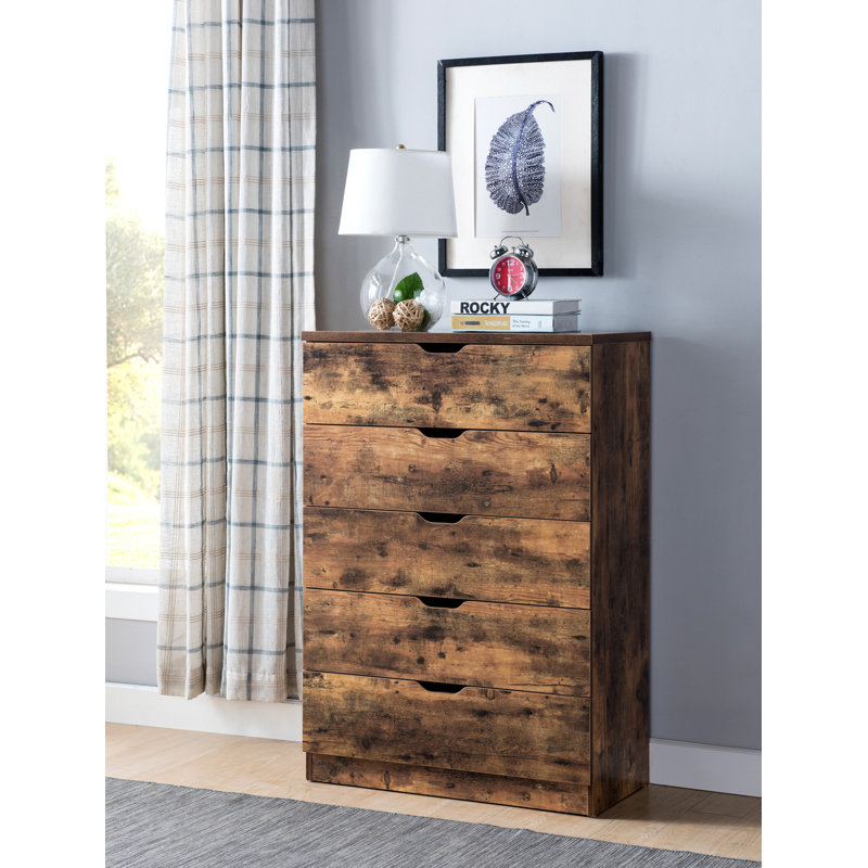 Union Rustic Modern Contemporary Design 44 H Distressed Grey 5