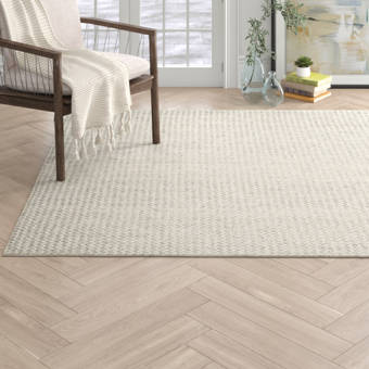 Langdon Geometric Handmade Flatweave Wool Blue White Area Rug Reviews Joss Main
