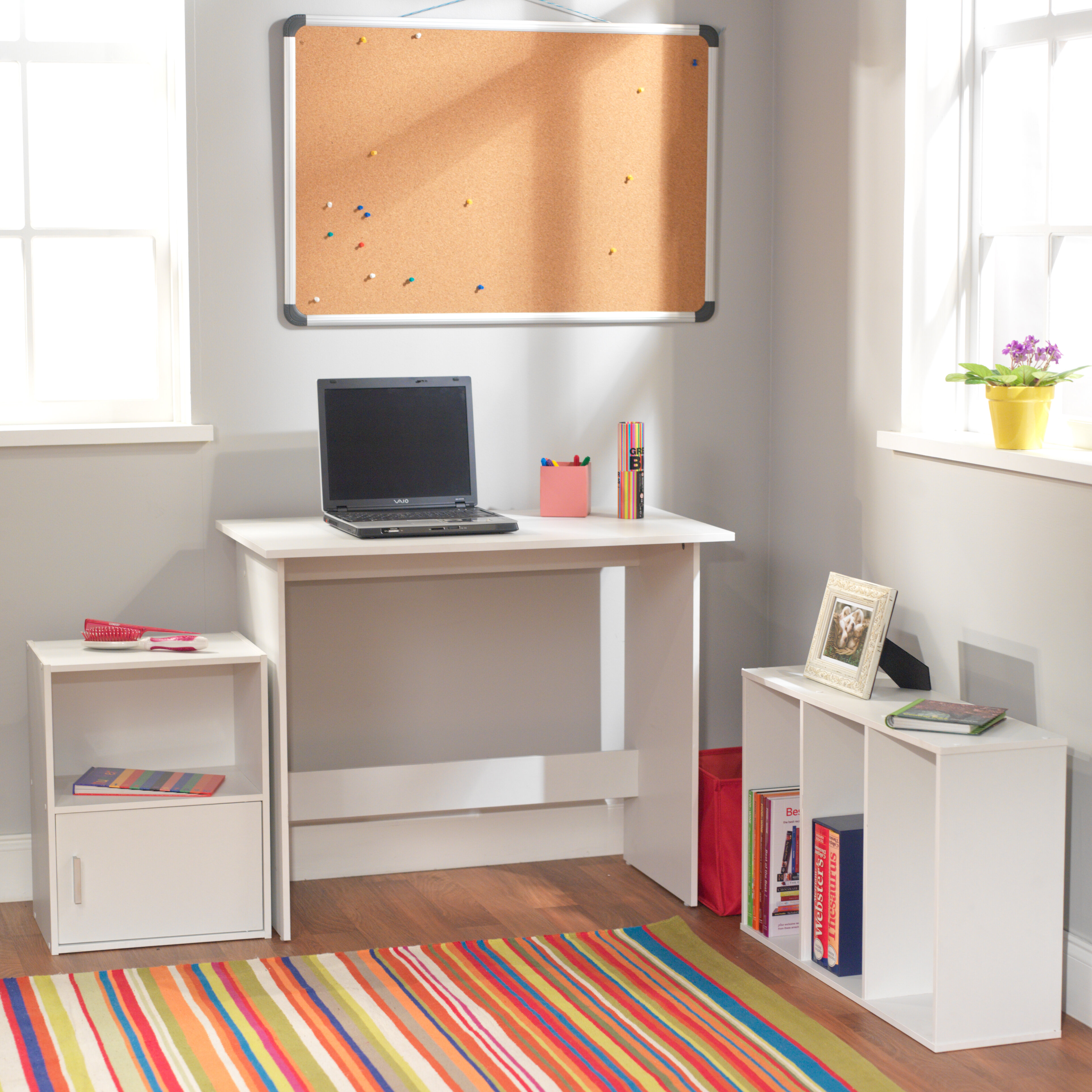 Tms Soho Kids Study Desk With Storage Cube And Bookshelf Reviews