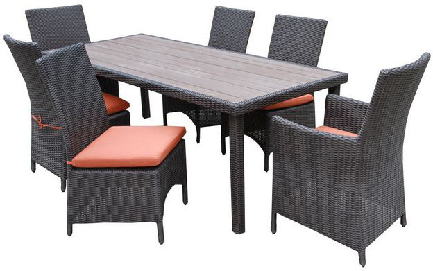 Denali 7 Piece Dining Set with Cushion