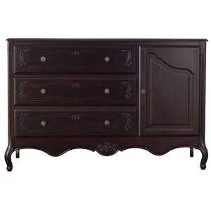 Carly 3 Drawer Combo Dresser