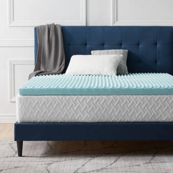 Lucidcomfortcollection 4 Gel Memory Foam Mattress Topper Reviews Wayfair