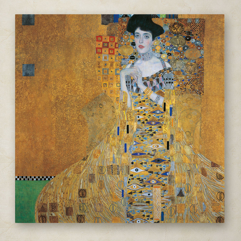 Vault W Artwork Portrait Of Adele Bloch Bauer I By Gustav Klimt Painting Print On Wrapped Canvas Reviews Wayfair