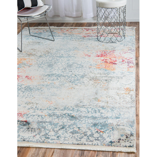 Gualtiero Cream Blue Area Rug Reviews Joss Main