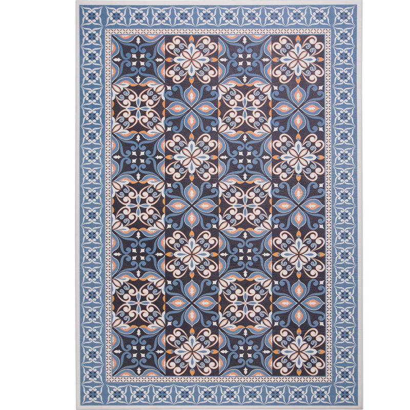 Nicole Miller Calm Step Comfort Foam Blue Area Rug Wayfair