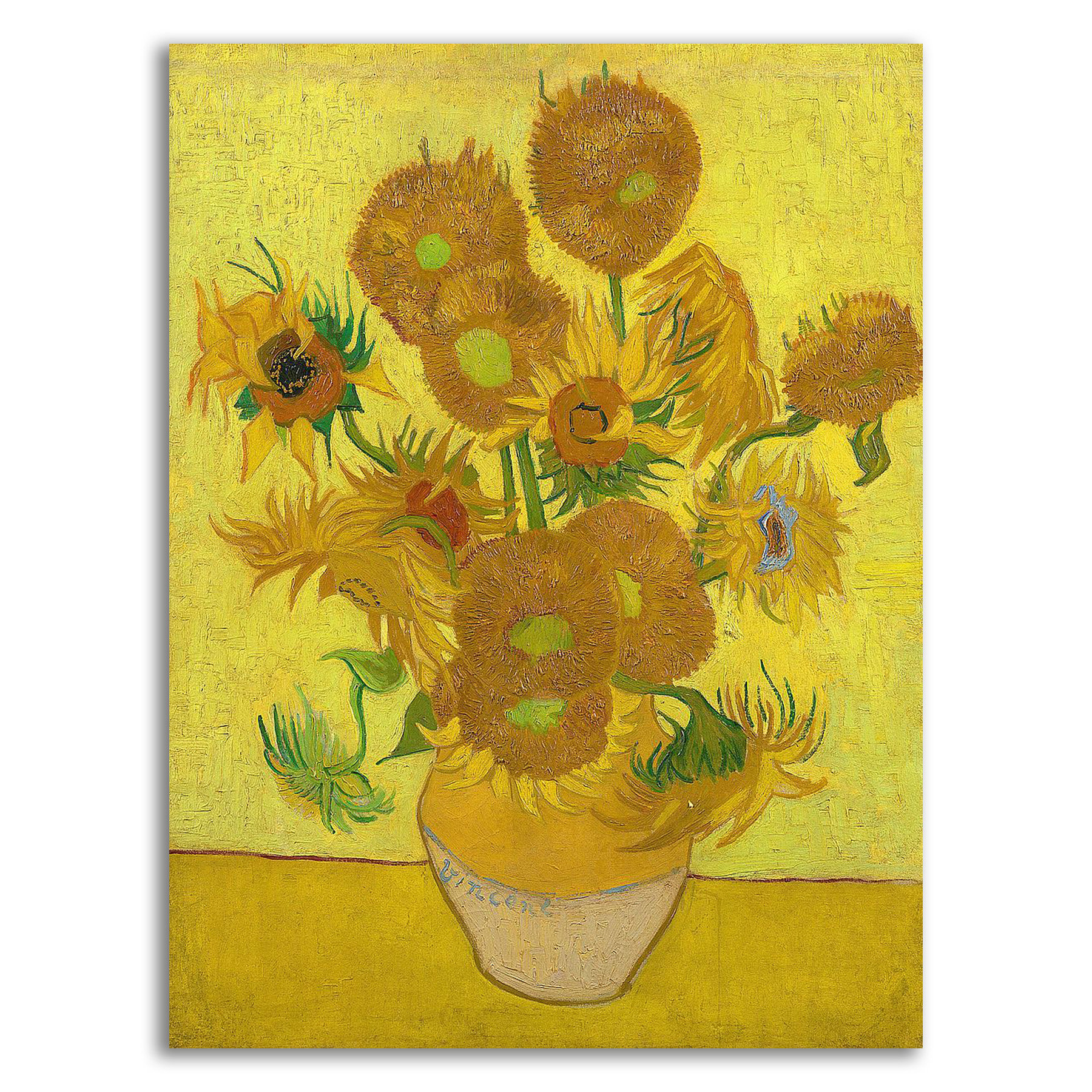 vincent van gogh sunflowers original painting