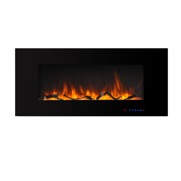 Krystal Mirrored Fireplace Wayfair