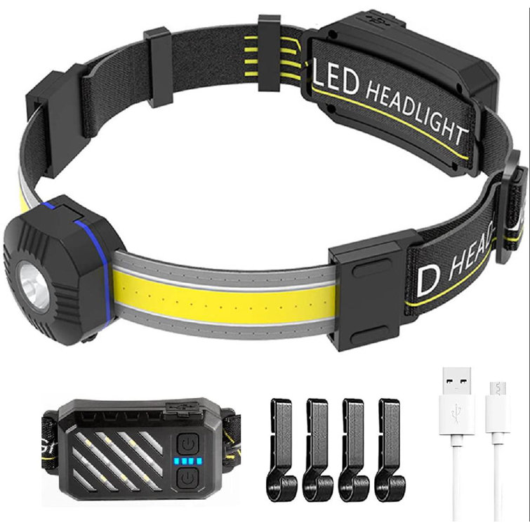LED Headlamp USB Rechargeable Headlamp Waterproof Head Lamp Hiking Outdoor do