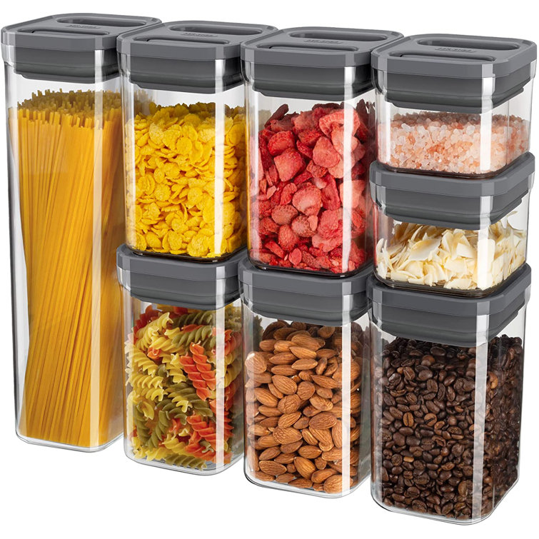 Storage Pasta Food Container Containers Spaghetti Airtight Cereal Set Kitchen 