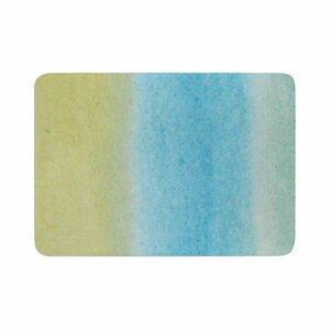 Jennifer Rizzo Watercolor Paint Stripe Memory Foam Bath Rug