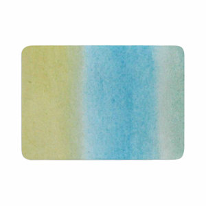 Jennifer Rizzo Watercolor Paint Stripe Memory Foam Bath Rug