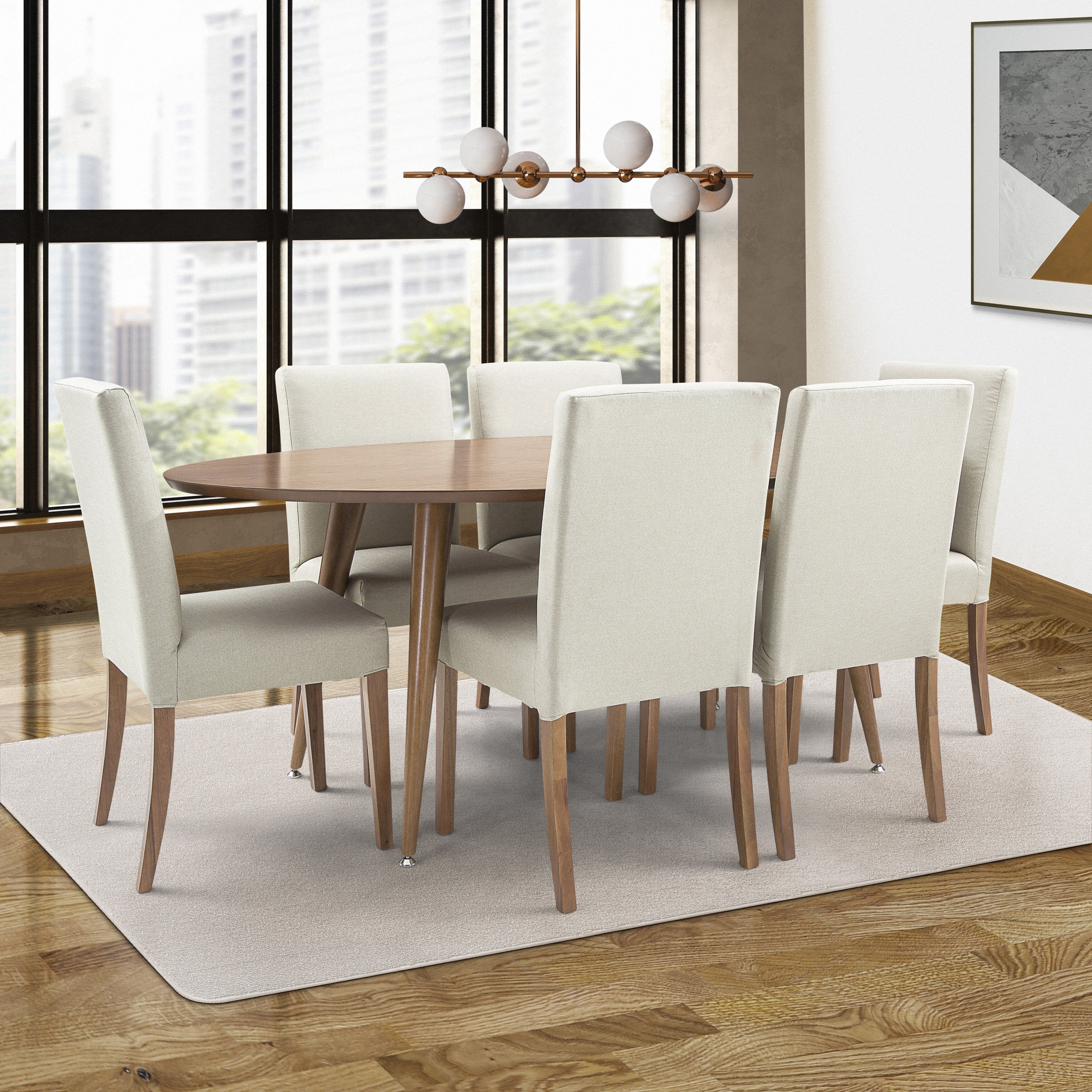 gracie oaks 7 piece dining set