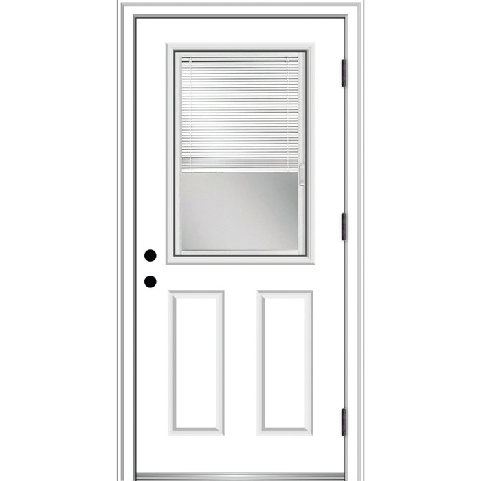 Verona Home Design Smooth 3 4 Lite Primed Fibreglass Prehung Front