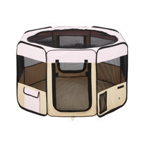 precision pink dog crate