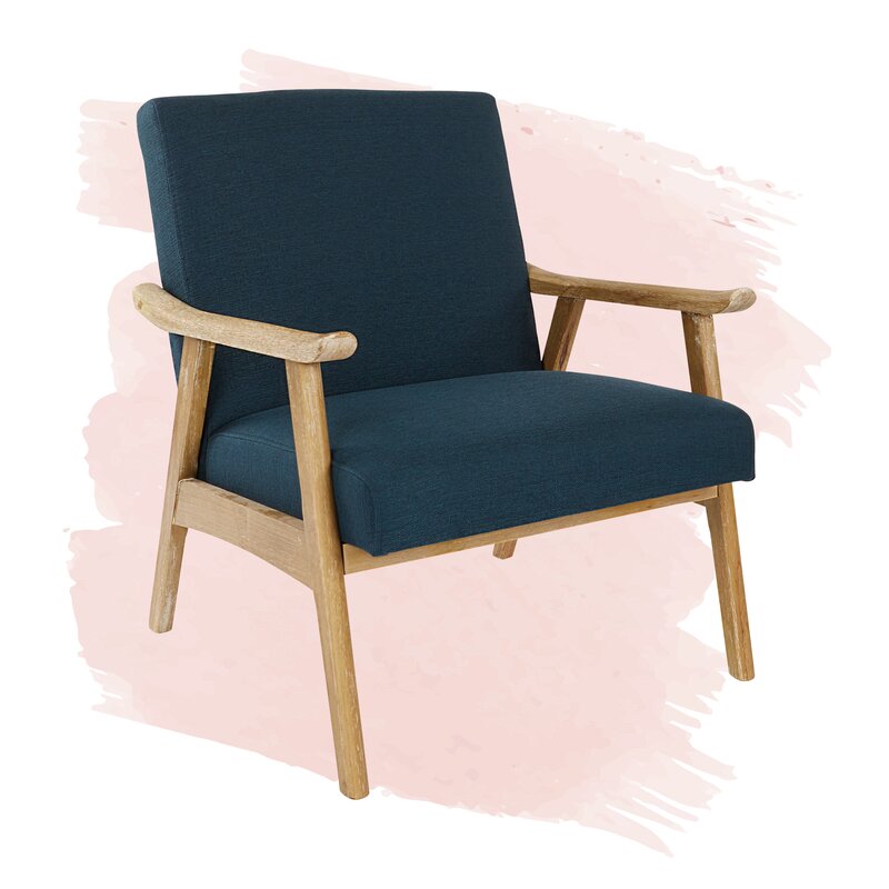 average height of dining chair