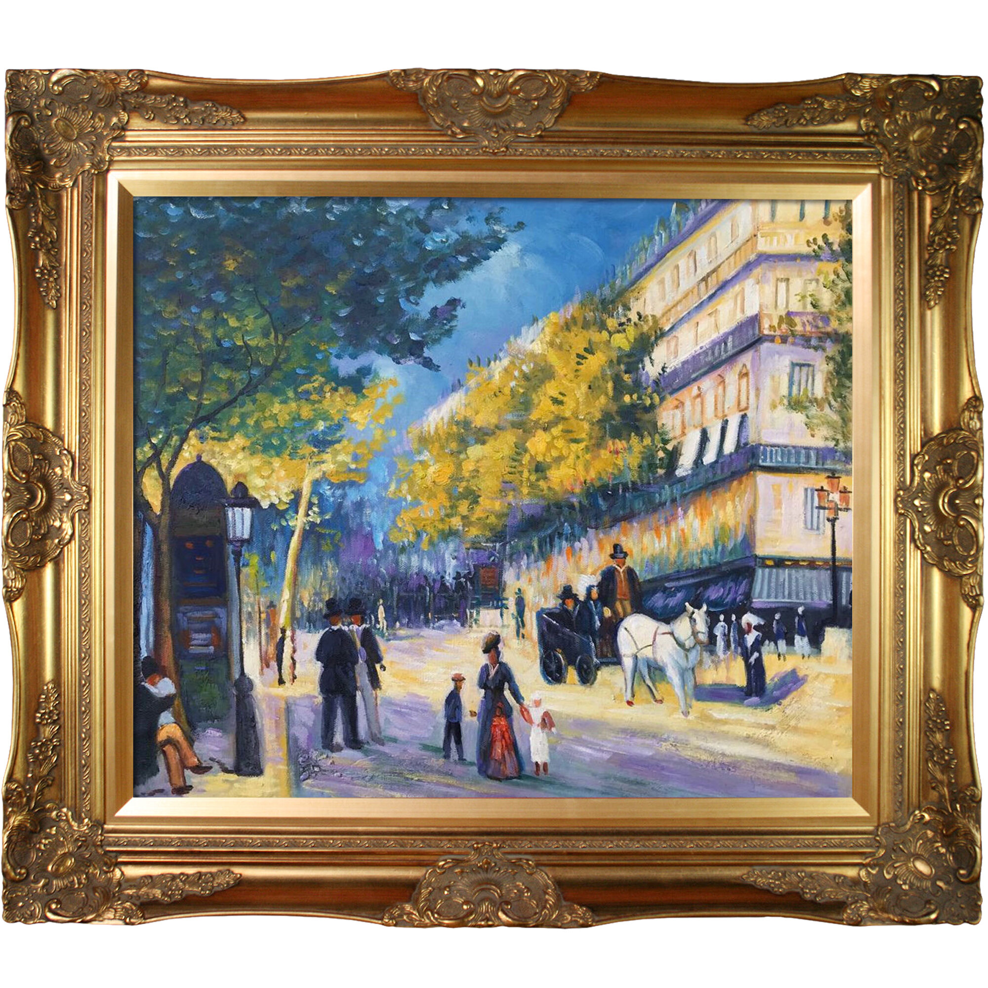 Vault W Artwork The Great Boulevards, 1875 by Pierre-Auguste Renoir ...