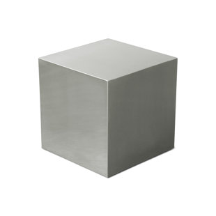 Go to store & view more images Gus* Modern Stainless Steel Cube End Table
