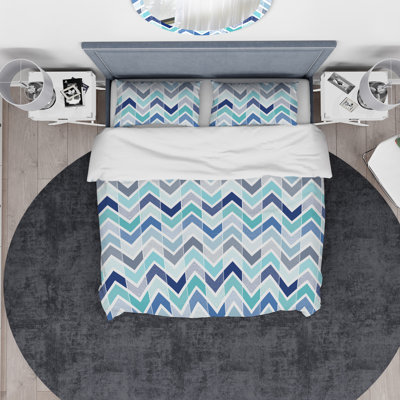 Designart Retro Dotted Duvet Cover Set