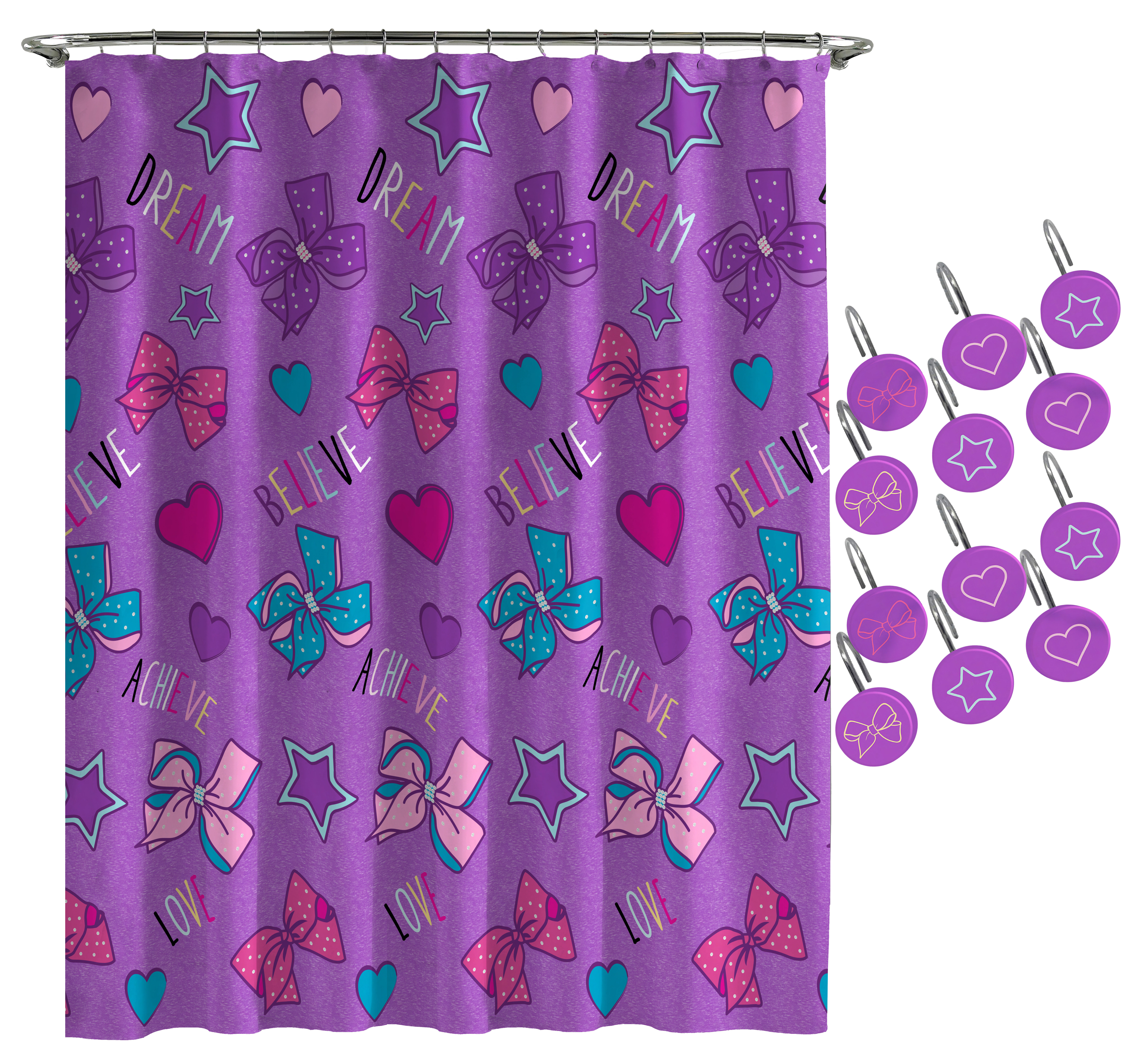 Nickelodeon Jojo Siwa Dream Believe Shower Curtain Wayfair