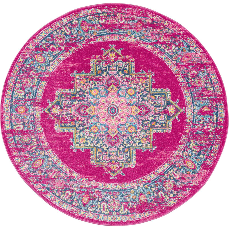 Dorset Persian Inspired Fuchsia Pink Area Rug Reviews Joss Main