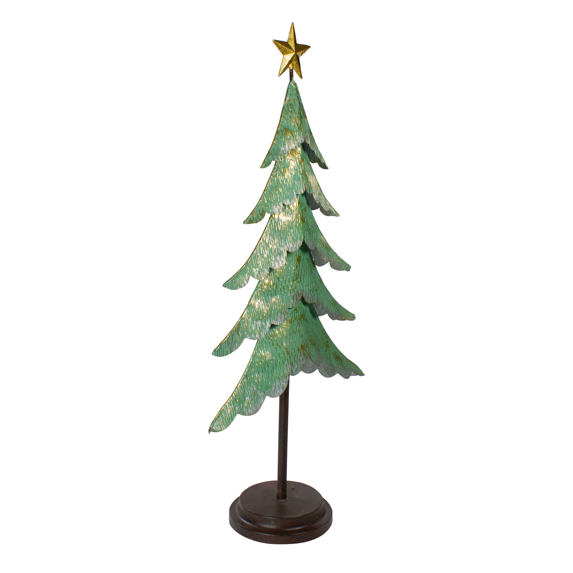 Northlight Layered Christmas Tree With A Star Tabletop Decor Wayfair