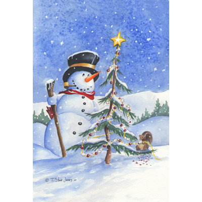 Snowtime Garden flag Toland Home Garden