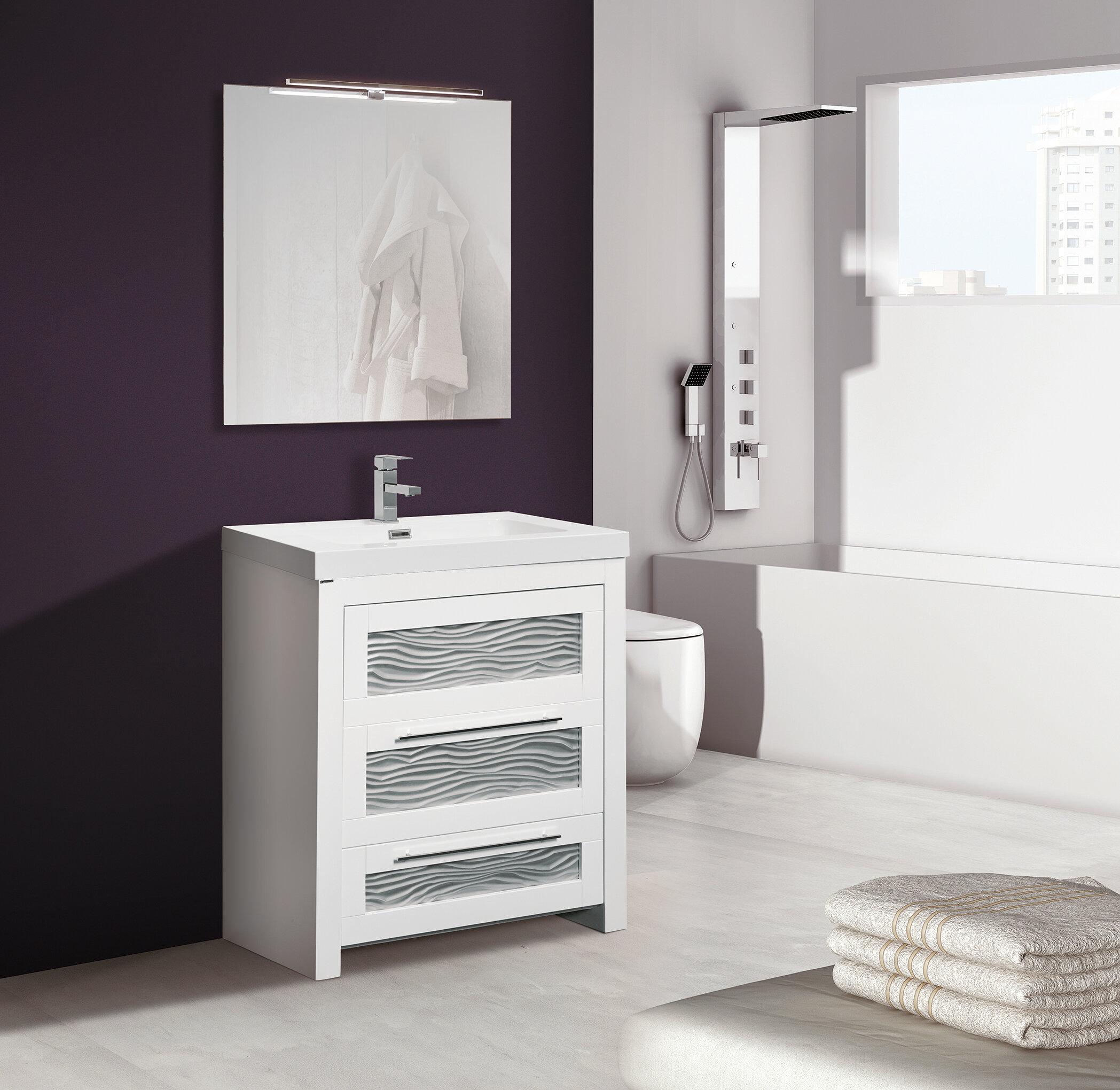 Belfry Bathroom Zara 1000mm Free Standing Single Vanity Unit Wayfaircouk